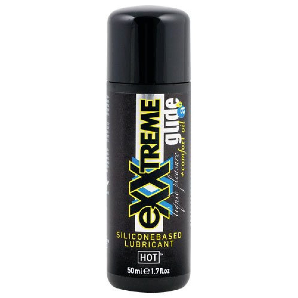 Универсальный лубрикант на силиконовой основе с маслами HOT eXXtreme Glide, 50 мл Sex Aura Киев - изображение 1