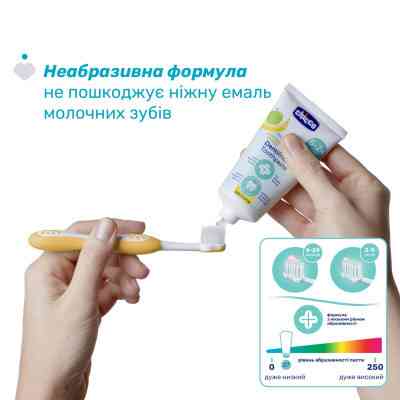 Дитяча зубна паста Chicco Яблуко-Банан 6-24 міс., 50 мл (12101.00) Вінниця