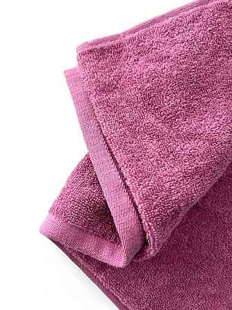 Рушник махровий Ideal Textile однотонний 50х90 см 360 г/м2 (56861134) Для рук та обличчя, пудра Чернівці