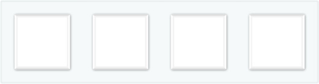Рамка 4-постова LIVOLO, загартоване скло, біла, 294×80 мм (VL-P7E/E/E/E-8W) Коломия - фото 5