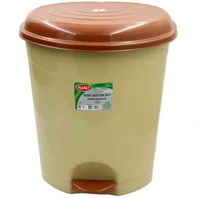 Контейнер для сміття Planet Household №4 з педаллю бежевий 22 л (10342) Вінниця