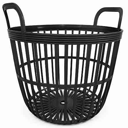 Корзина мультифункциональная плетеная Prosperplast Zoe Basket, 40 л, чорная Киев