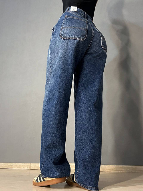 Джинсы женские Its Basic 2952-17 skater baggy бананы с косыми карманами синие, синий, 36, 36, 75 см, 106 см Киев - изображение 15
