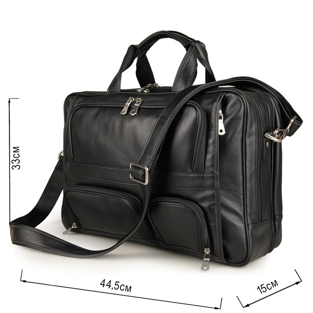 Сумка мужская Vintage 14379 Черная Киев - изображение 3