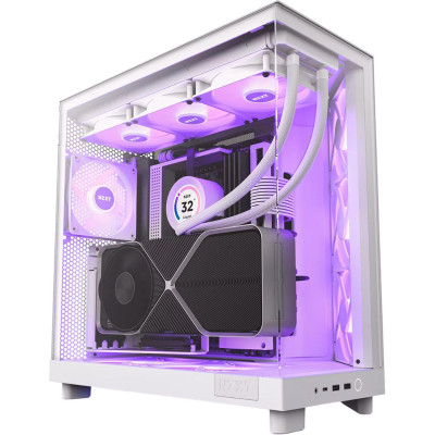 Корпус NZXT H6 Flow RGB All White (CC-H61FW-R1) Винница - изображение 2