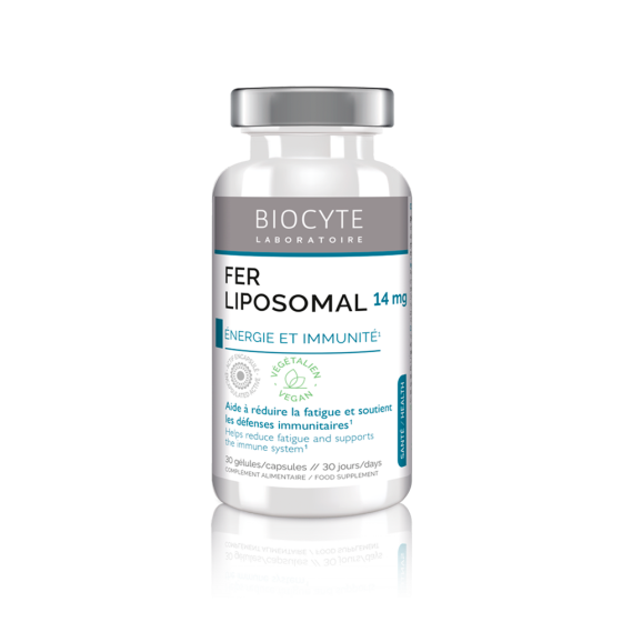 Biocyte Боротьба зі залізодефіцитною анемією Fe Fer Liposomal, 30 капсул Дніпро