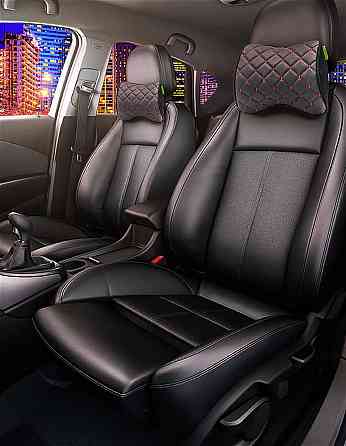 Автомобільний підголівник Comfort Trip AMF 001-4 250x200x100 з екошкіри червоний Дніпро