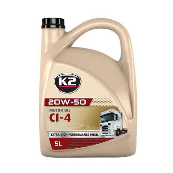 Моторне масло K2 CI-4 20W-50 5л Львів