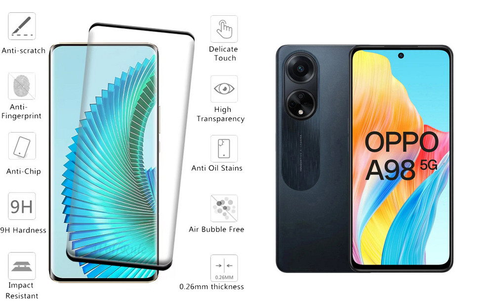 Захисне скло HyperGlass Pro для OPPO A98 5G – максимальна чутливість та захист Київ - фото 2