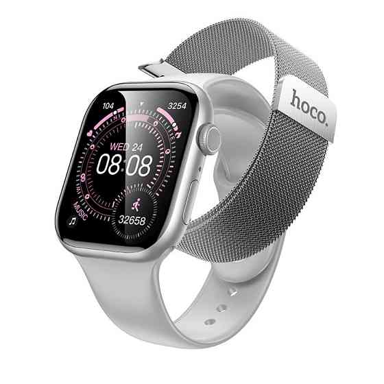 Смарт-годинник HOCO Y42 51mm. 200 mAh. IPX6 Smart watch(call version) Silver Одеса