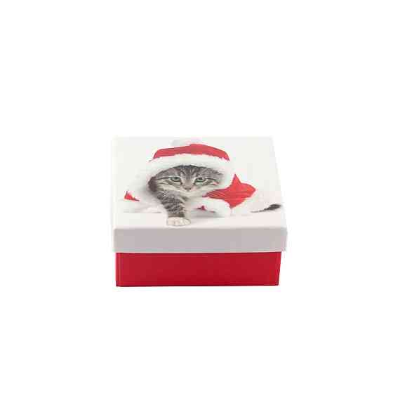 Коробка подарункова ООТВ Santa Cat 8 х 8 х 8 см Рівне