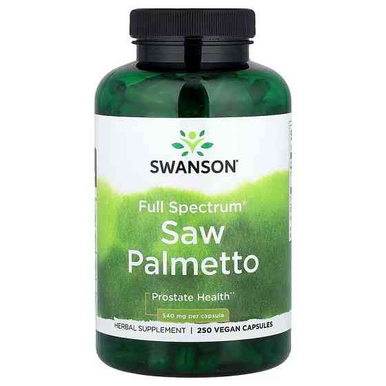 Со пальметто (Saw Palmetto) Swanson 540 мг 250 капсул Киев