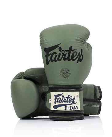 Боксерські рукавиці Fairtex BGV11 Green 16 унцій (бинти в комплекті) Кам'янське