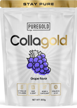 Колаген з вітаміном C Puregold Collagold 300g виноград Київ