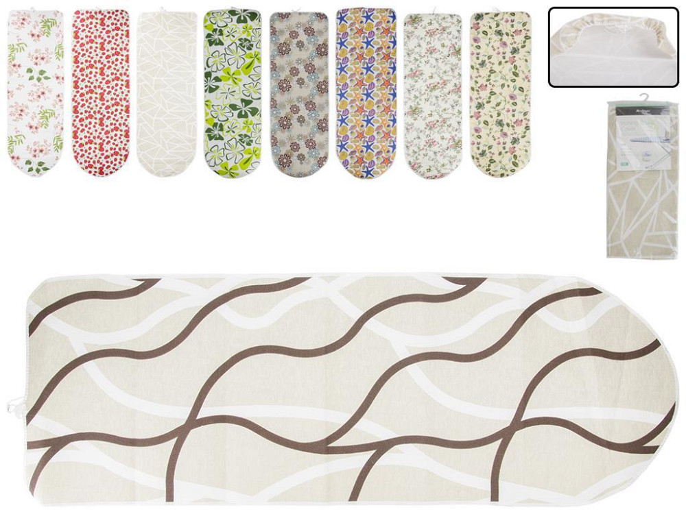 Чохол для прасувальної дошки на повстяній основі 140х50см Туреччина (в асортименті) Харків - фото 2