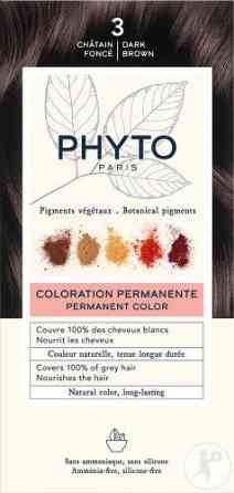 Фіто Фітоколор Безаміачна крем-фарба для волосся Phyto PhytoColor Coloration Permanente 3 Темний шатен 112 мл Дніпро