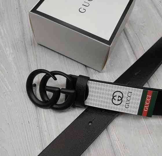 Женский стильный кожаный ремень (5002) black Киев