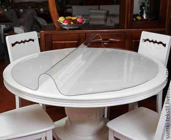 М'яке скло Прозора силіконова скатертина на стіл Soft Glass Захист для меблів 1.0х1.6м Київ