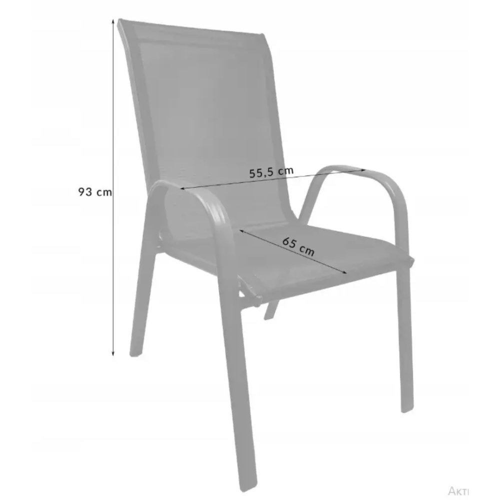 Садові меблі Chomik GARDEN LINE AVRORA сірий Киев - изображение 9