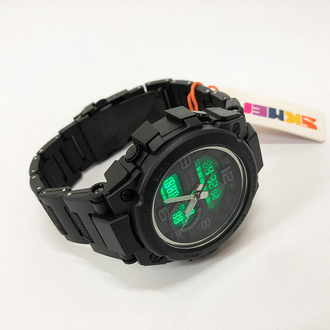 Армійський годинник топ SKMEI 1452BK BLACK, Годинник армійський скмей, Годинники UL-943 кварцові армійські Київ - фото 5