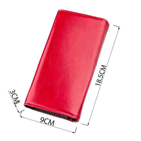 Кошелек женский из гладкой экокожи KIVI 19059 Розовый Киев