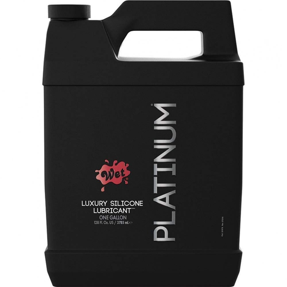 Лубрикант на силиконовой основе WET Platinum One Gallon 3785 мл Sex Aura Киев - изображение 3