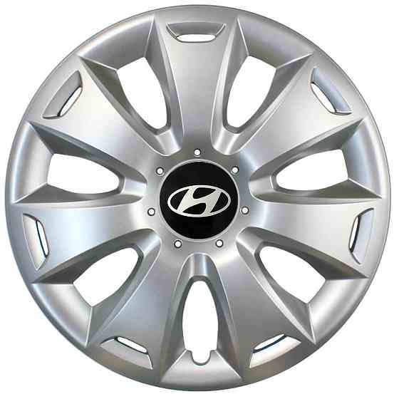 Автомобильные модельные колпаки R16 Hyundai 417 4шт, SJS, серебряные Киев