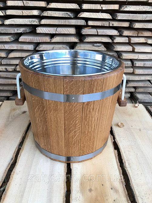 Запарник с нержавеющей вставкой 20 л Киев - изображение 6