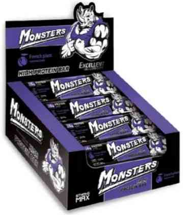Протеїнові батончики Monsters Strong Max 80g x 20шт Слива Київ
