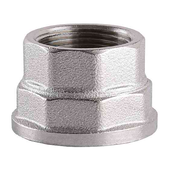 Муфта редукційна 1 1/2″х1 1/4″ВВ нікельована восьмигранна А0338А(нк) Киев