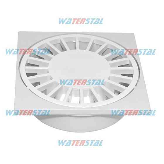 Трап 100*100 мм, нижнє відведення Ø50, пластиковий ″Waterstal″ (YS 400) Київ