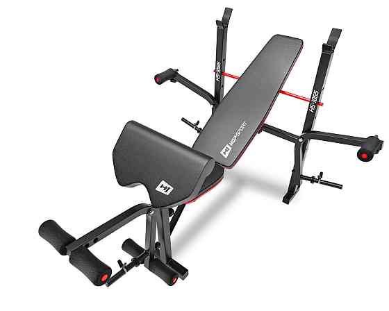 Набір Hop-Sport Premium 69кг з лавою HS-1055 Pro та штангою Киев