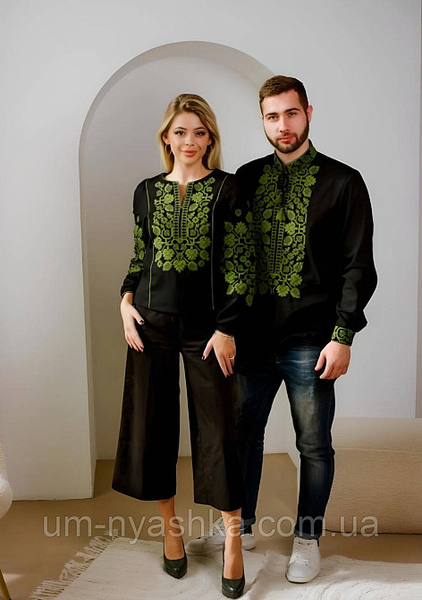 Жіноча вишиванка натуральна "Владана чорна" р.S-XХL Кривий Ріг - фото 4