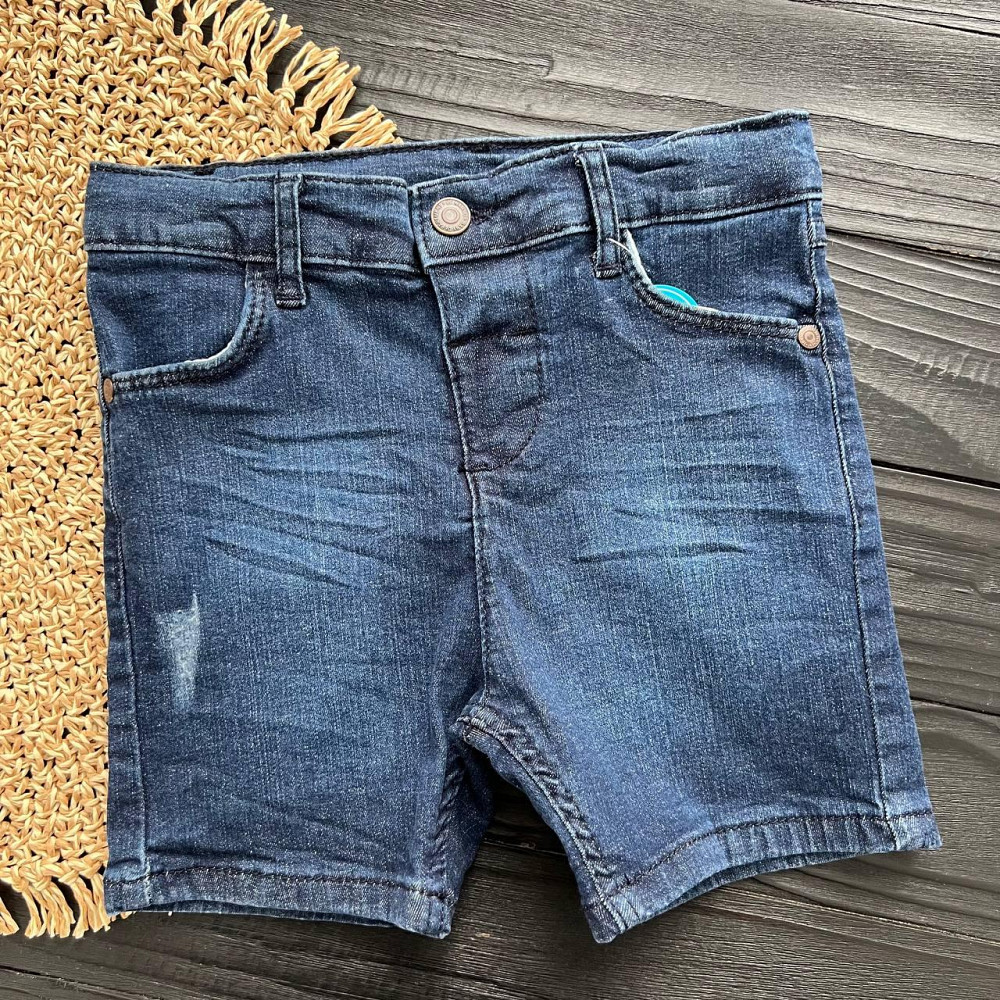 Дитячі Джинсові Шорти LC Waikiki Сині, 4-5 років 104-110см пакунок малюка Киев - изображение 1