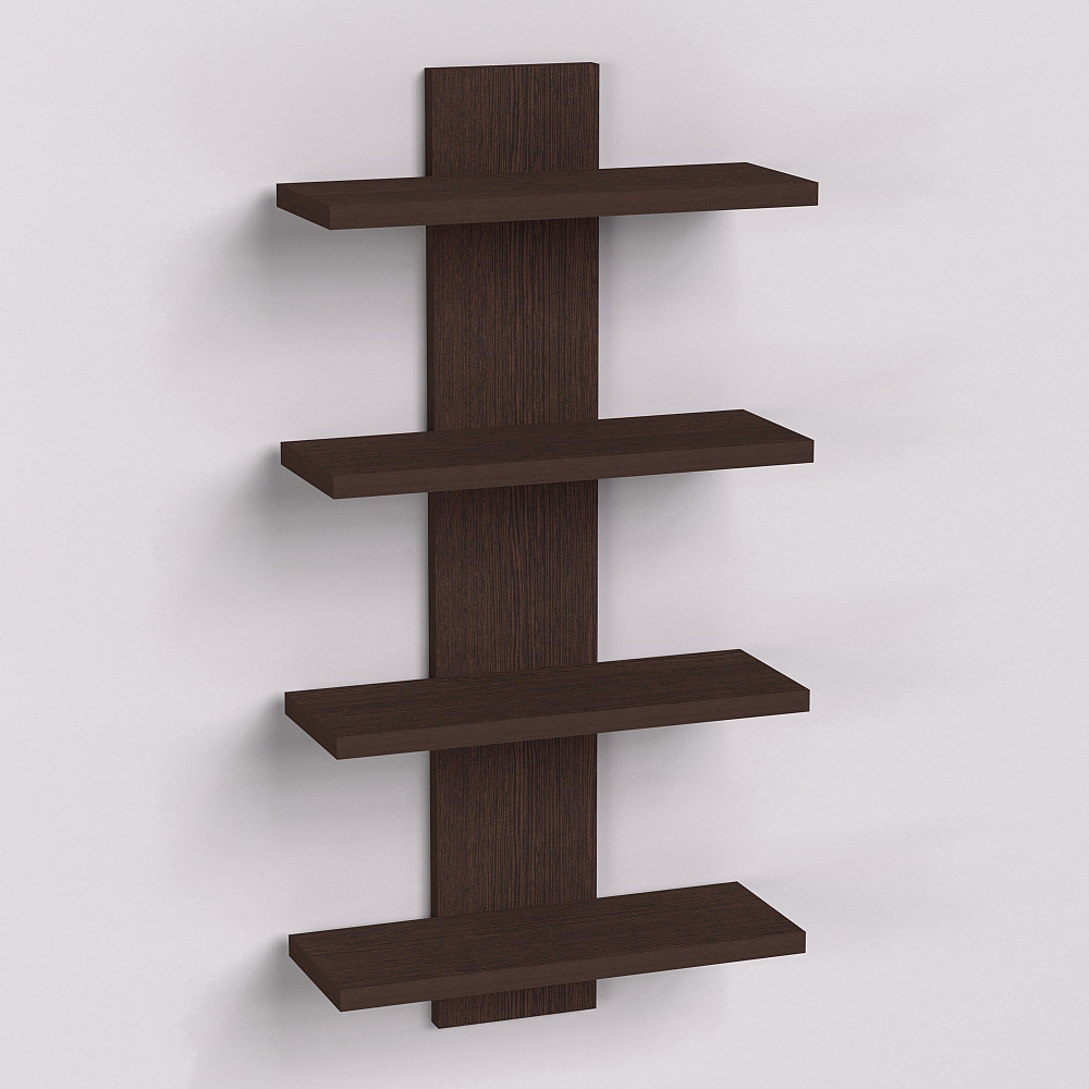 Полиця навісна ПН-5, Венге Магія, 350/140/700 Львів - фото 2