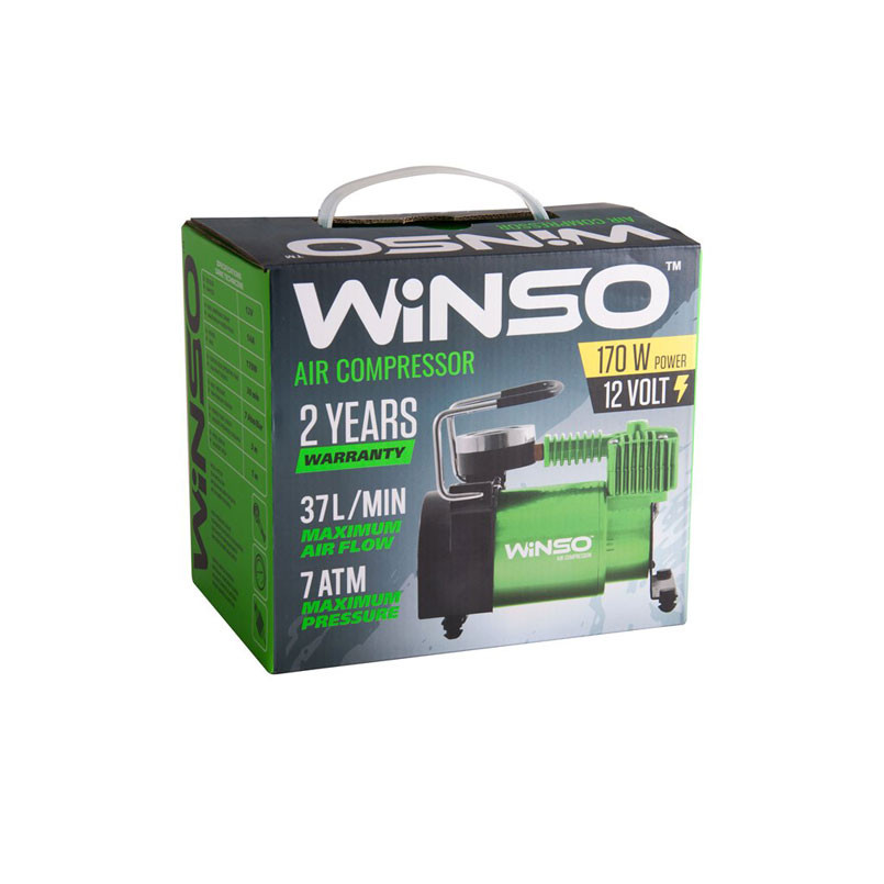 Компрессор автомобильный Winso 7Атм 37л/мин 170Вт (123000) Львов - изображение 4