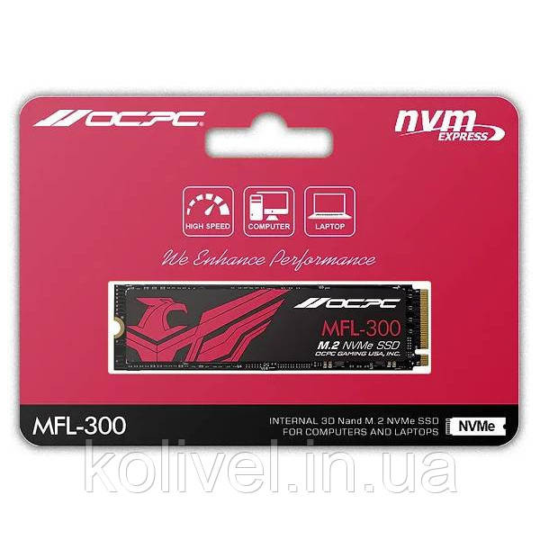 SSD 2TB OCPC MFL-300 M.2 2280 PCIe 3x4 NVMe, Retail (SSDM2PCIEF2TB) Київ - фото 2