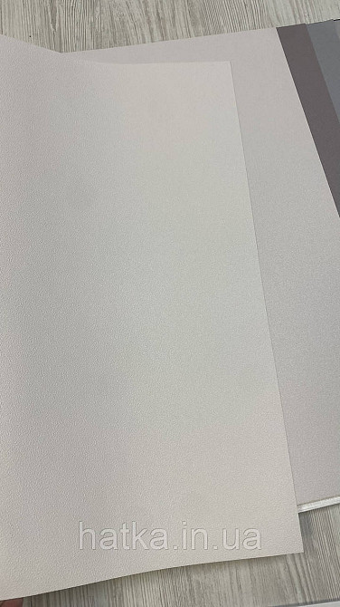 Шпалери метрові вінілові на флізеліні A.S.Creation Elite of Shades1.06x10 однотон білий із персиковим відтінком Київ - фото 5