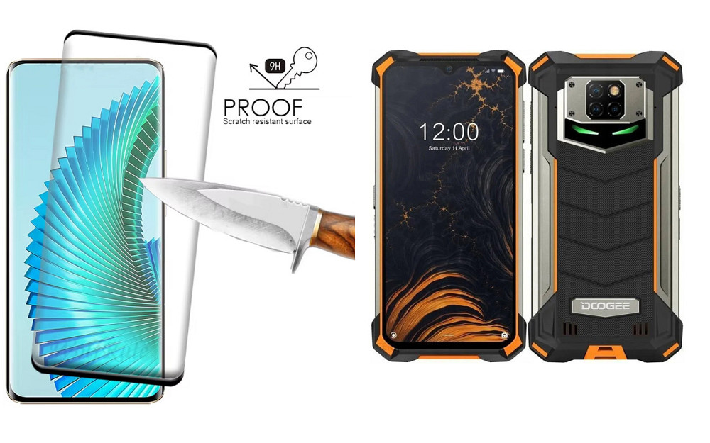 Защитное стекло HyperGlass Pro для Doogee S88 Plus, S88 Pro – максимальная чувствительность и защита Киев - изображение 1