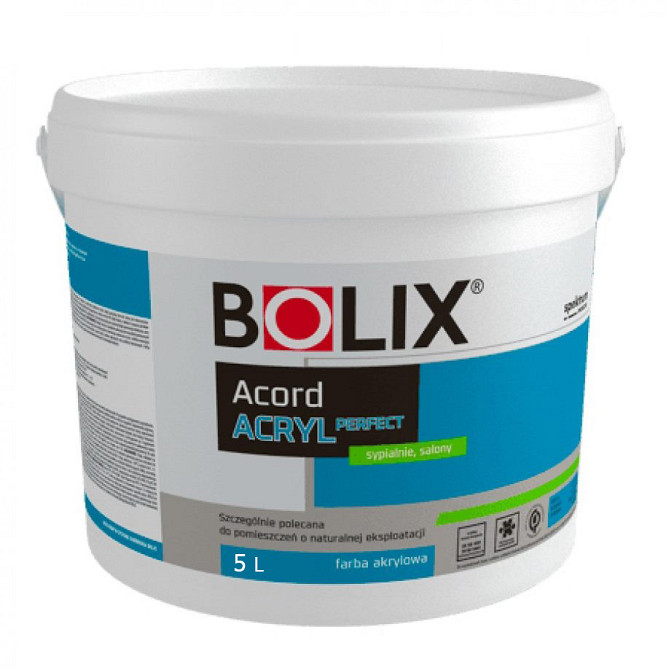 Фарба акрилова BOLIX Acord ACRYL PERFECT 5 л Киев - изображение 1