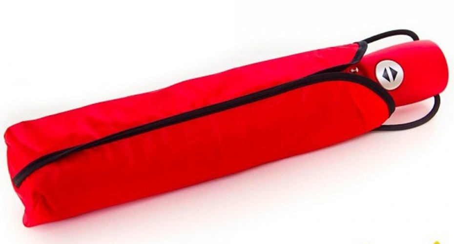 Парасоля Fare 5460 складана повний автомат, колір червоний Киев - изображение 2