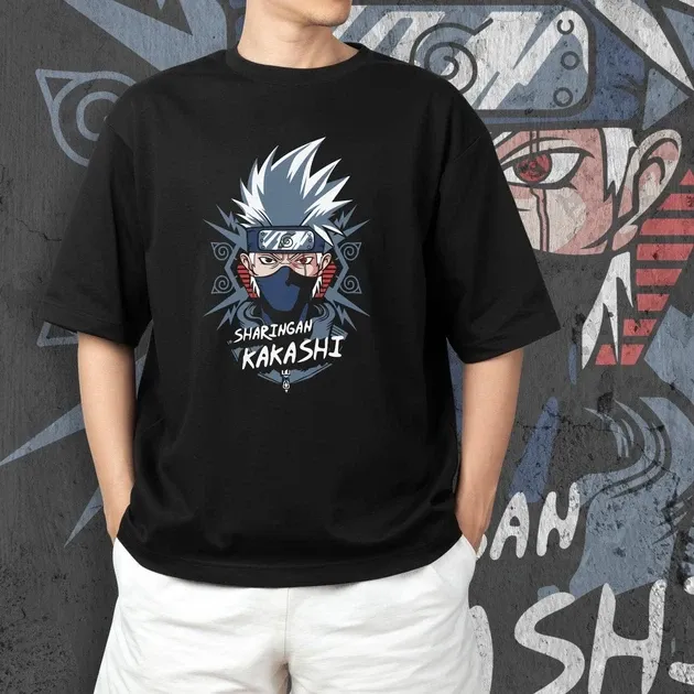 Футболка мужская с принтом Наруто Какаші Хотаге Размер 48 Anime0306 Днепр - изображение 3