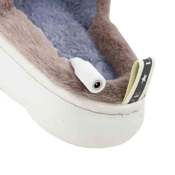 Домашние комнатные тапочки с подогревом A-232 USB c крыльями Beige Киев