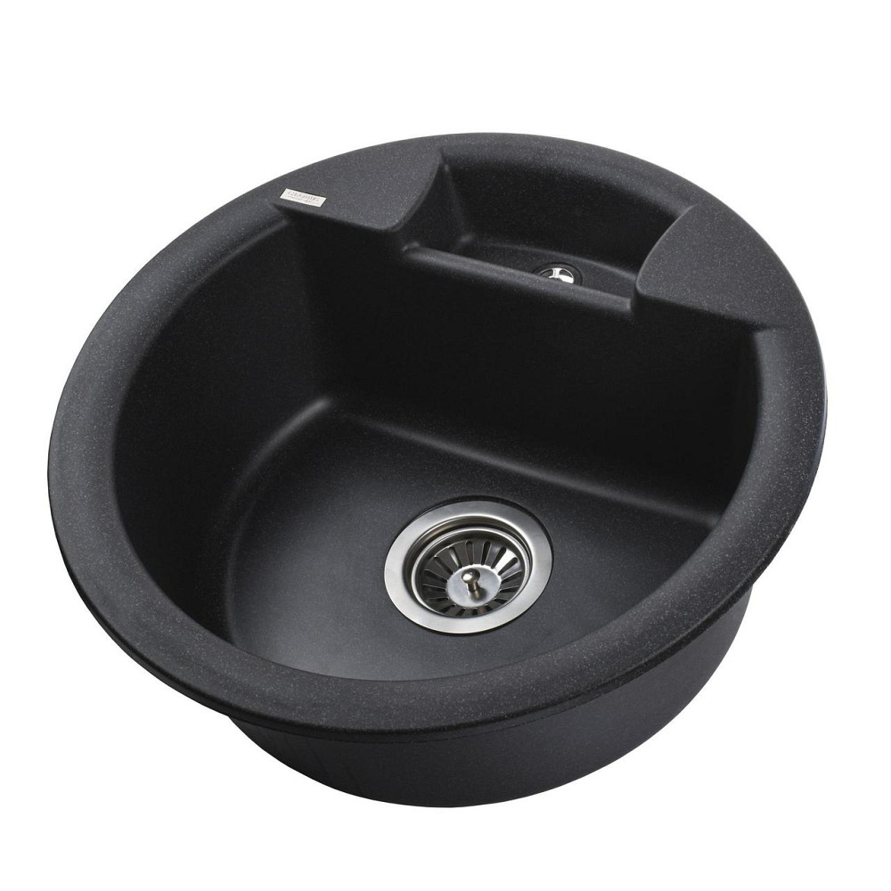 Гранитная мойка Globus Lux GURON графит 480мм-А0001 (000008008) Киев - изображение 2