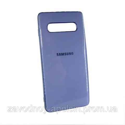 Samsung G975 S10 Plus Чохол силіконовий Electroplating (ліловий) Одеса