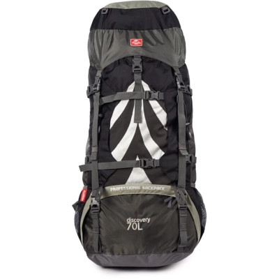 Рюкзак туристический Naturehike NH70B070-B 70+5 л Black/Grey (6927595709009) Винница - изображение 9