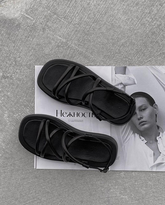 Olli Босоніжки жіночі OLLI 95-0106 чорні (літо, шкіра натуральна) (5151) Коломыя - изображение 2