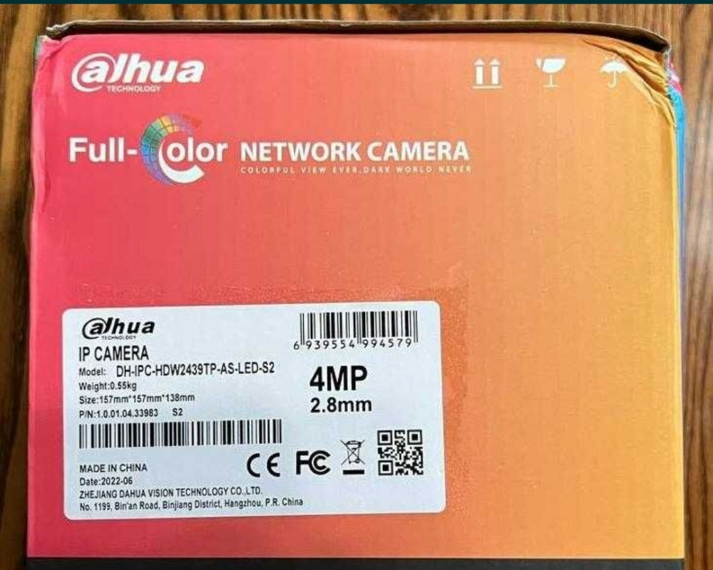 IP Камера 4 мп Dahua IPC — HDW2439 TP-AS-LED-S2-Full Color з мікрофоном. Харків - фото 2