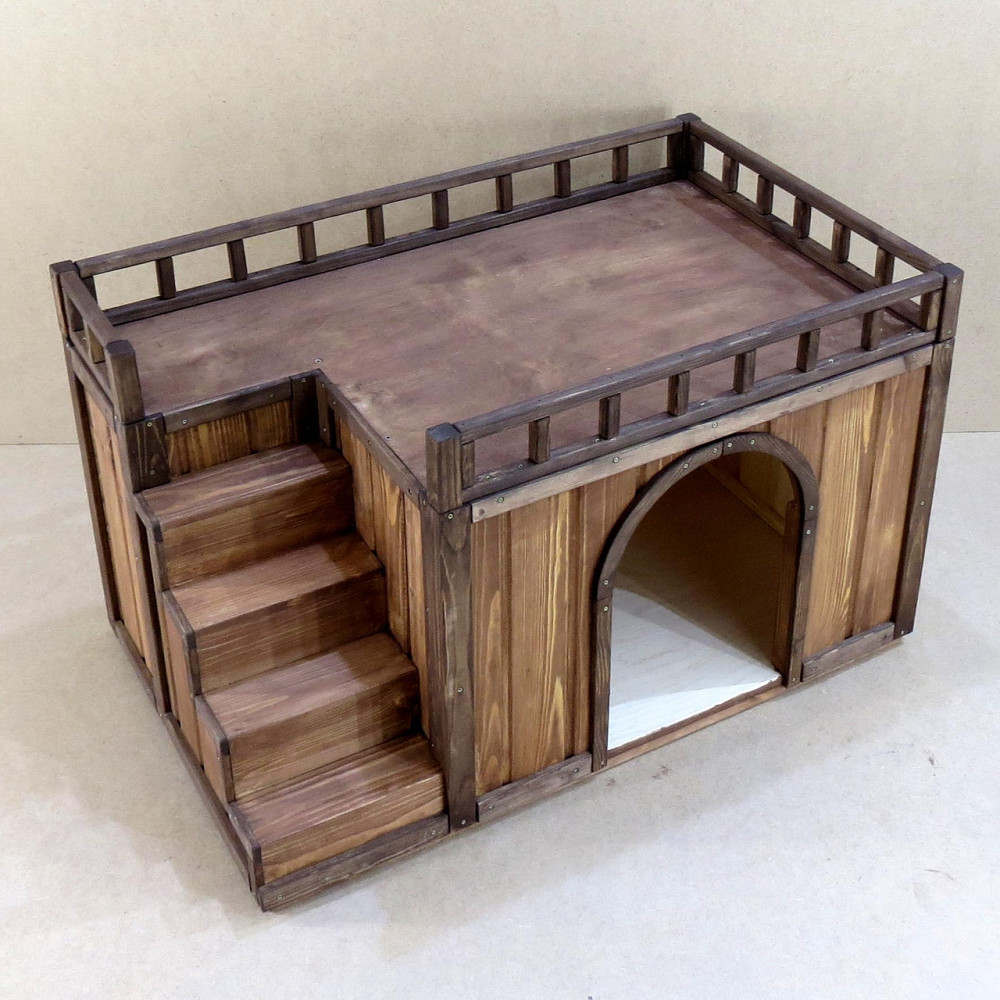 Будка для собаки "Галіко" капучино Миколаїв - фото 5