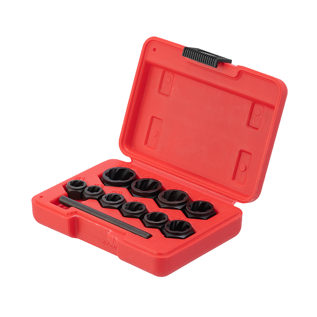 Набір екстракторів для пошкоджених болтів і гайок, 10 шт. INTERTOOL SD-8007 Київ - фото 1